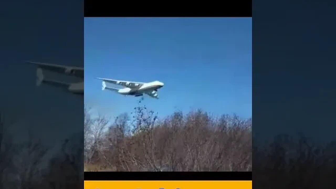 Insanely Giant Now Destroyed Soviet Cargo Antonov An 225 Mriya #Aviation #Flying