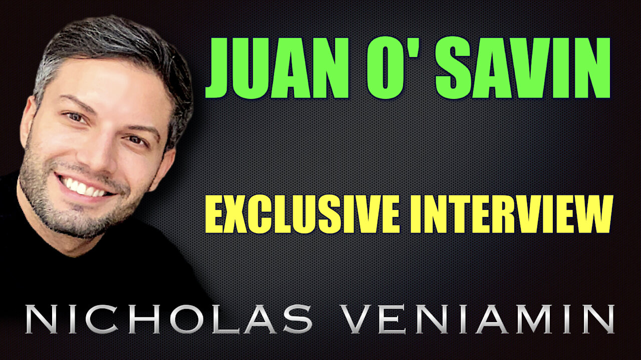 Juan O' Savin Exclusive Interview with Nicholas Veniamin