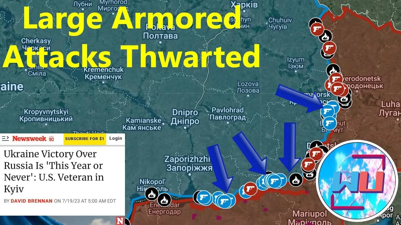 Ukrainian Armored Attacks In Four Different Fronts End In Disaster