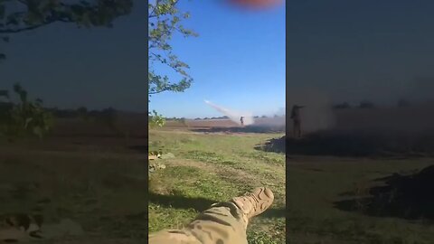 MANPADS shoots down missile in Ukraine.