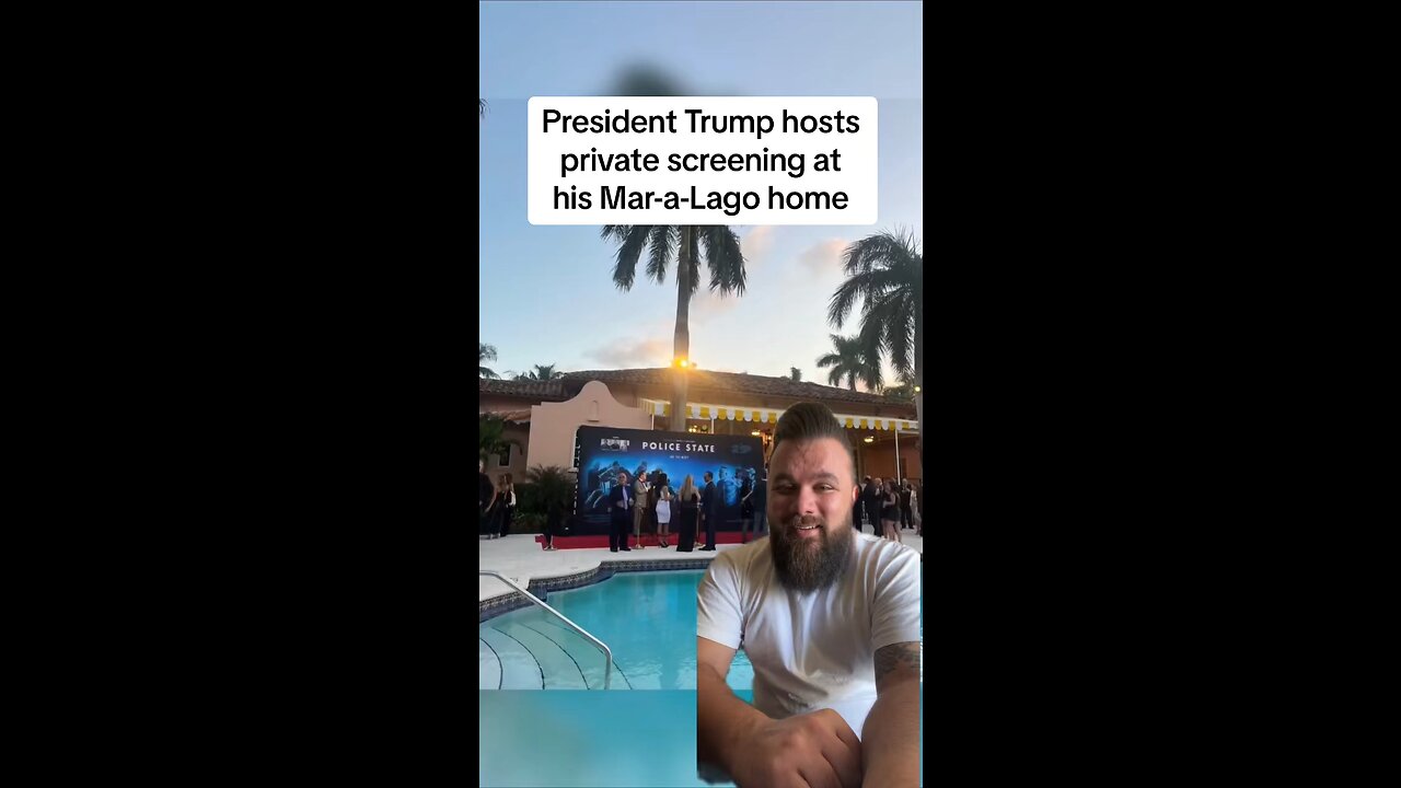 President Trump hosts elegant private screening at Mar-a-Lago for new movie Police State