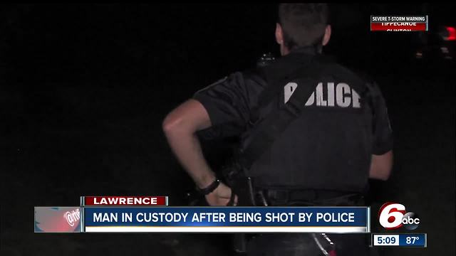 Suspect in Lawrence police chase shot by police, arrested