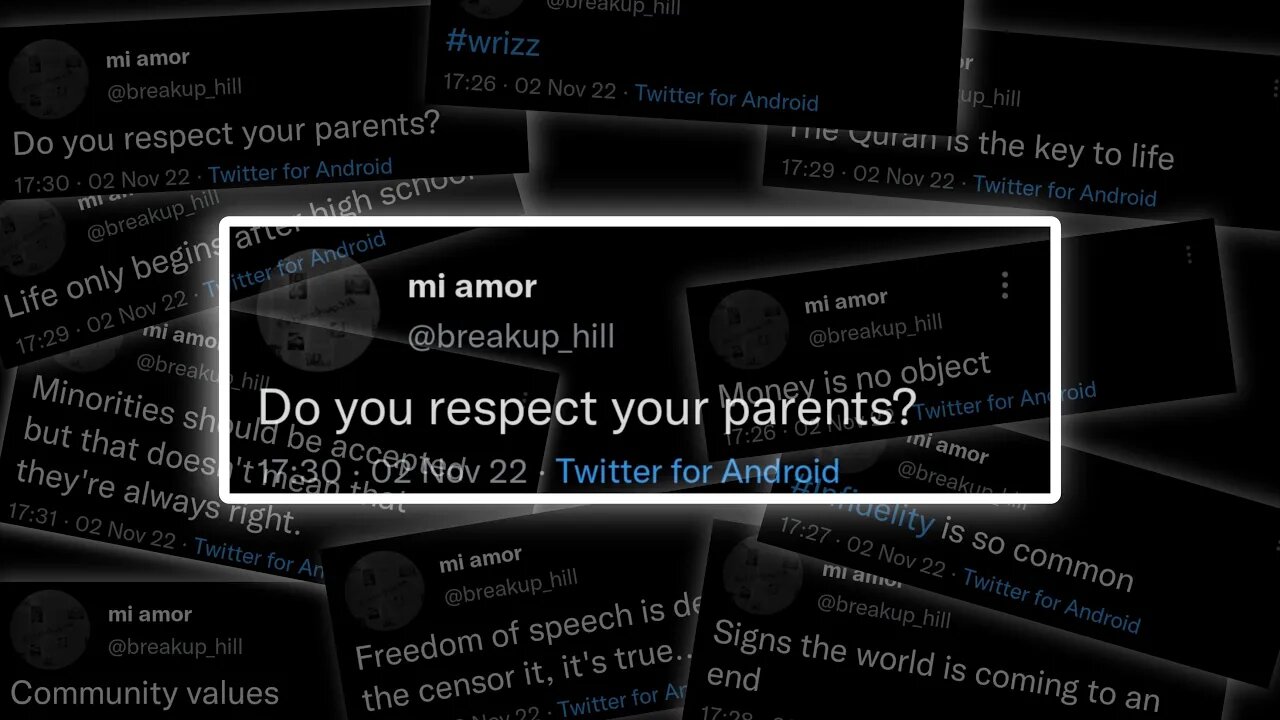 At what age did you lose respect for your parents