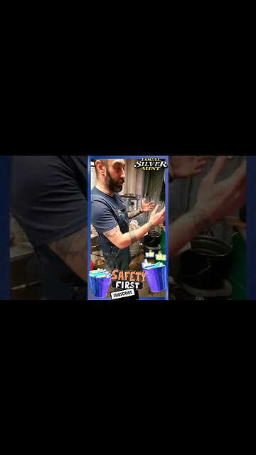 SAFETY BUCKET! SILVER POURING! #SILVERSTACKER #SILVERSTACKING #SILVERPOURING