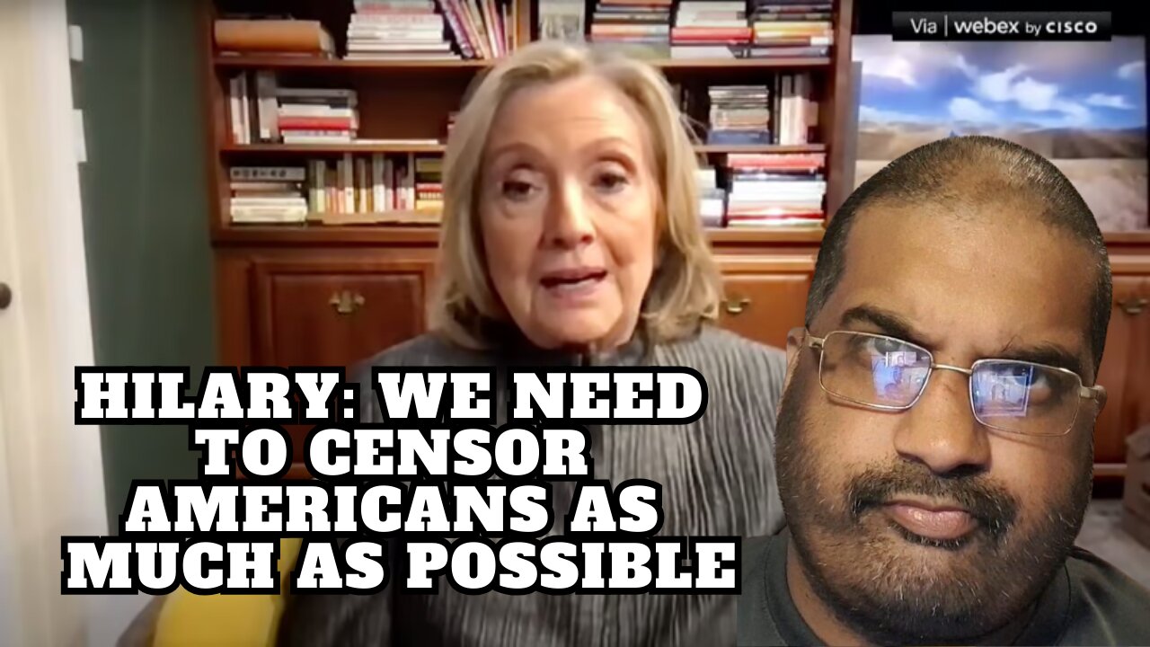 Hillary Clinton Wants To Change The First Amendment.