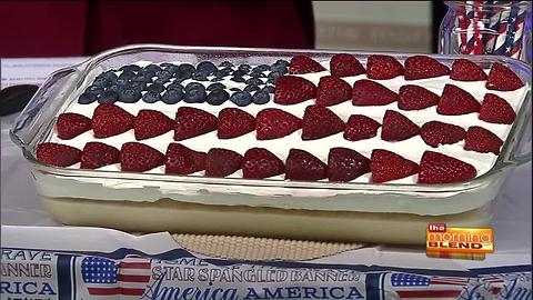 American Flag Tres Leches Cake with Cakes for Causes