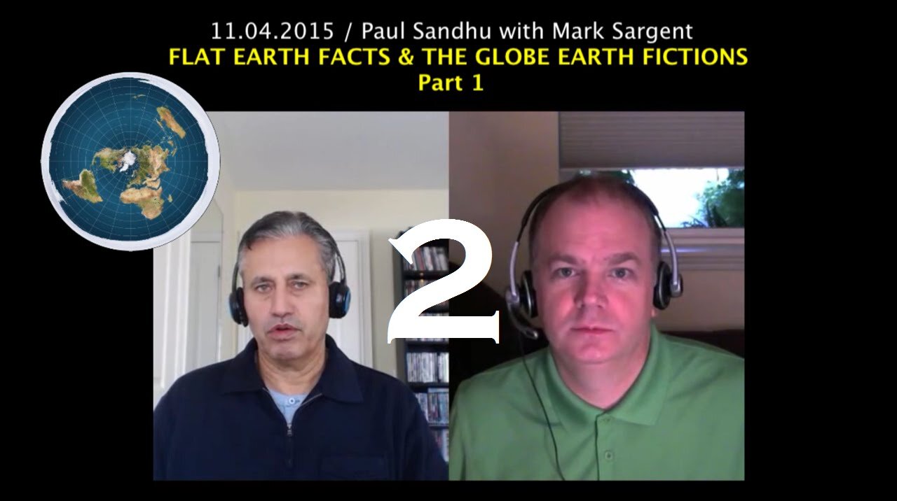 Flat Earth Clues Interview 37 Part 2 - Wake up & Live Radio via Skype Video - Mark Sargent ✅