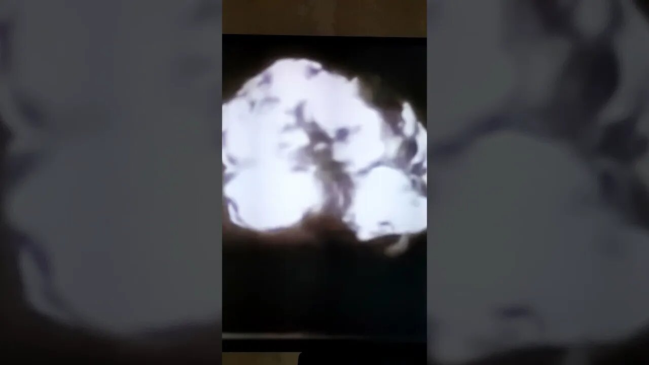 Strange images caught in explosion