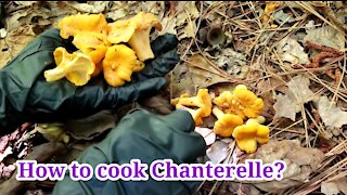 How to cook Chanterelle as Thai food.