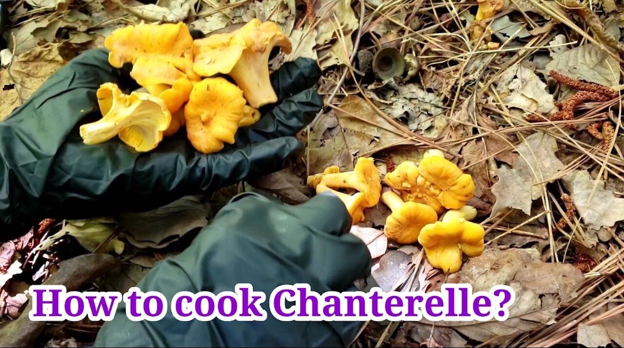 How to cook Chanterelle as Thai food.