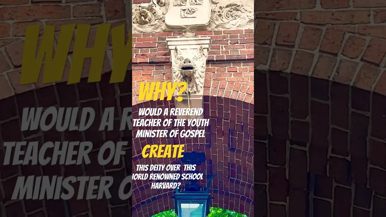 What deity is this over Harvard’? #blackyoutube #short