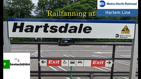 Railfanning at Hartsdale Station on the Metro North Harlem Line (M3A, M7A & P32)