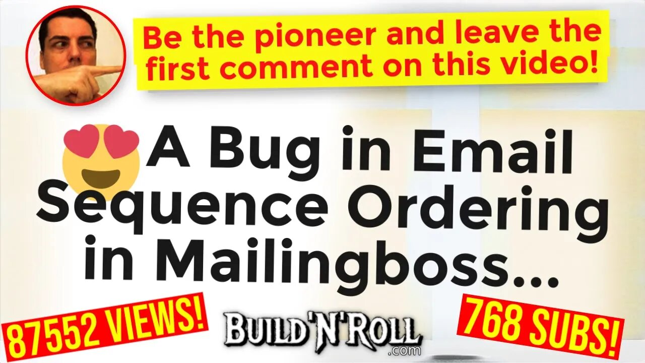 😍 A Bug in Email Sequence Ordering in Mailingboss...