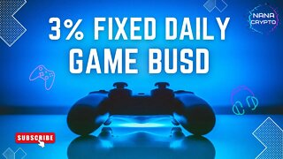 Game BUSD Review | Earn 3% BUSD Daily | Just launched & Listed On Moonarch