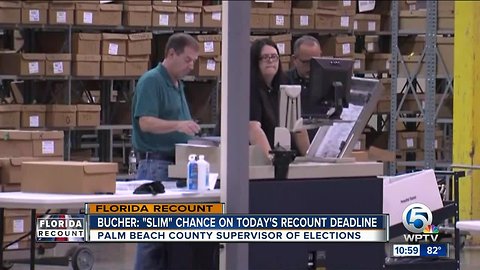 Palm Beach County may not make deadline in election recount