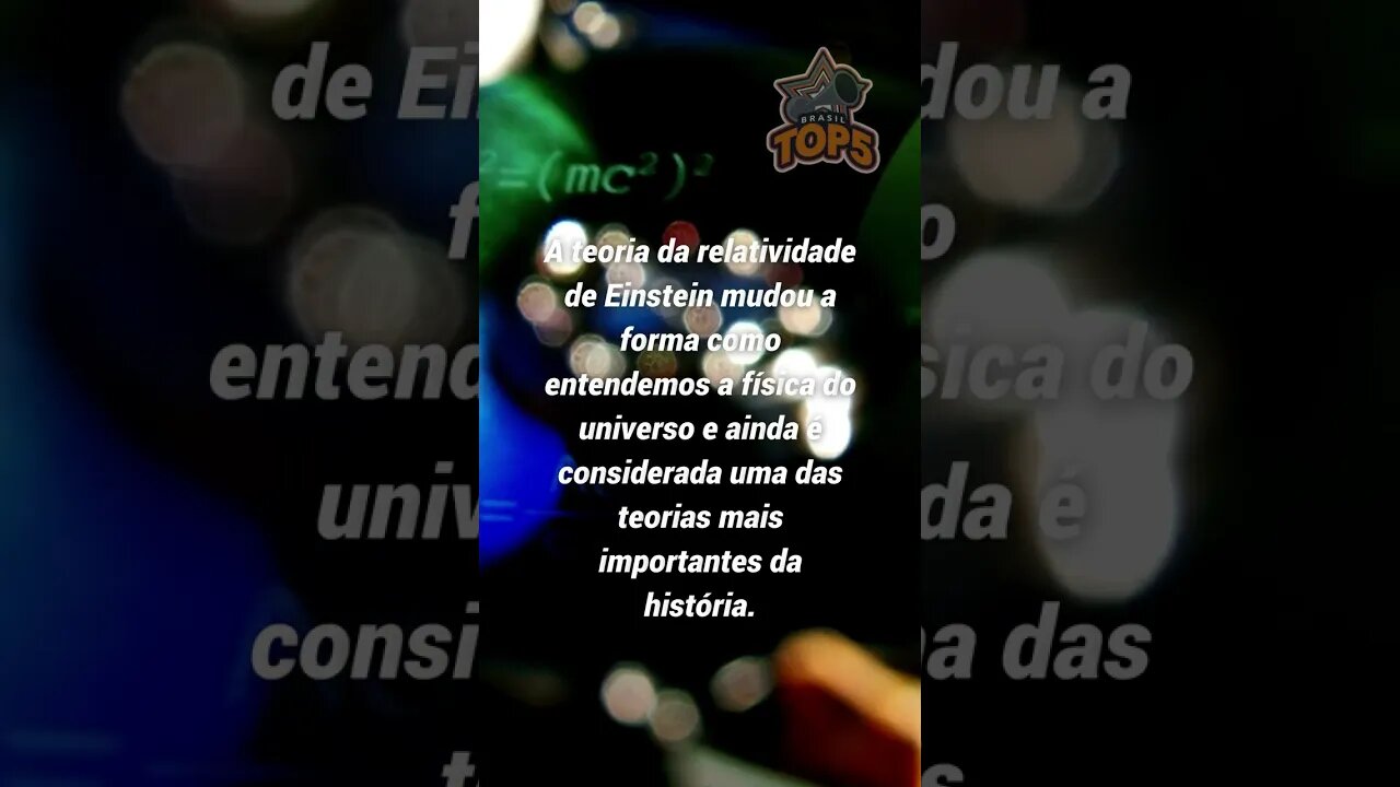 A teoria da relatividade de Einstein... #shorts
