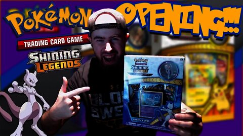 Mewtwo Shining Legends Pin Box Opening - Can We Pull Another GX!?