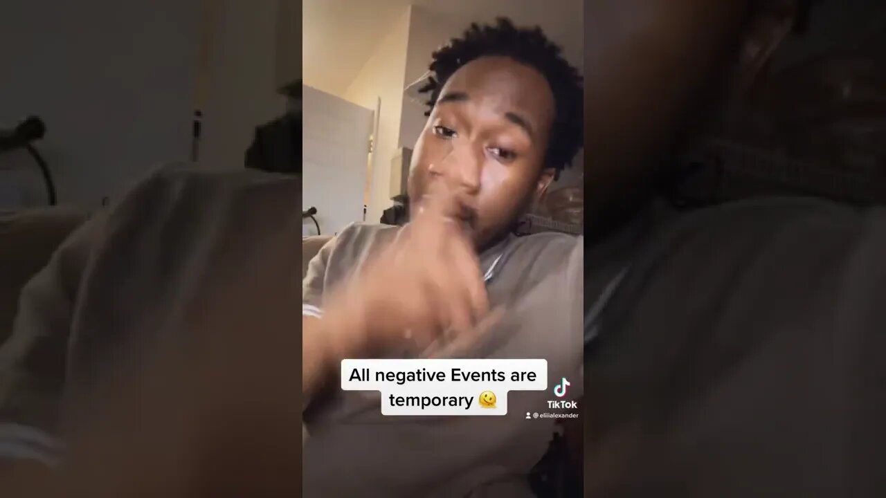 Negative events are temporary 🫠