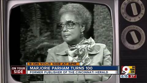 Marjorie Parham turns 100