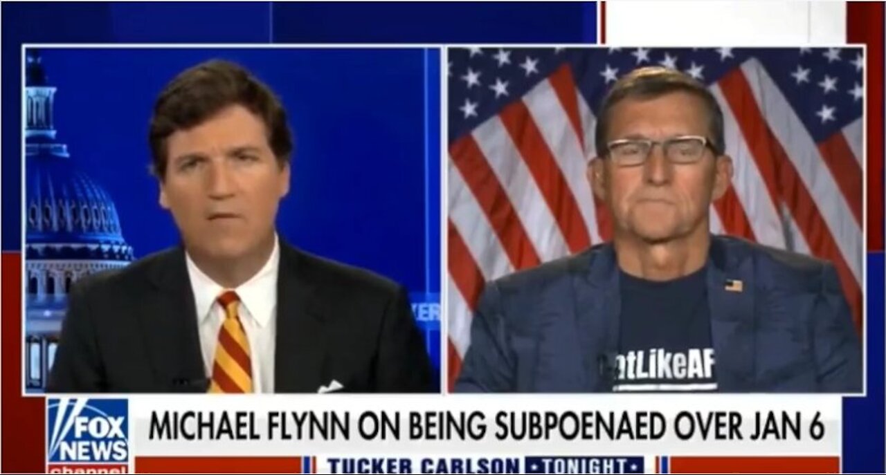 General Flynn On Tucker - 12th November 21 [mirrored]