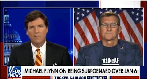 General Flynn On Tucker - 12th November 21 [mirrored]