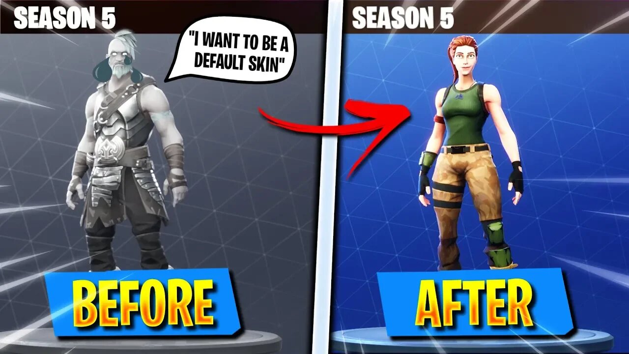 *NEW* HOW TO GET DEFAULT SKIN IN SEASON 5! FORTNITE NEW NO SKIN GLITCH SEASON 5! DEFAULT SKIN GLITCH