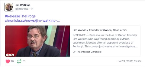 Jim Watkins - A lesson in discernment July 19