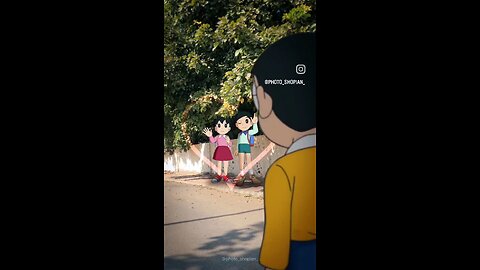 nobita and sujuka love is twisted 🥨#animetion#viral#short#new#doraemon