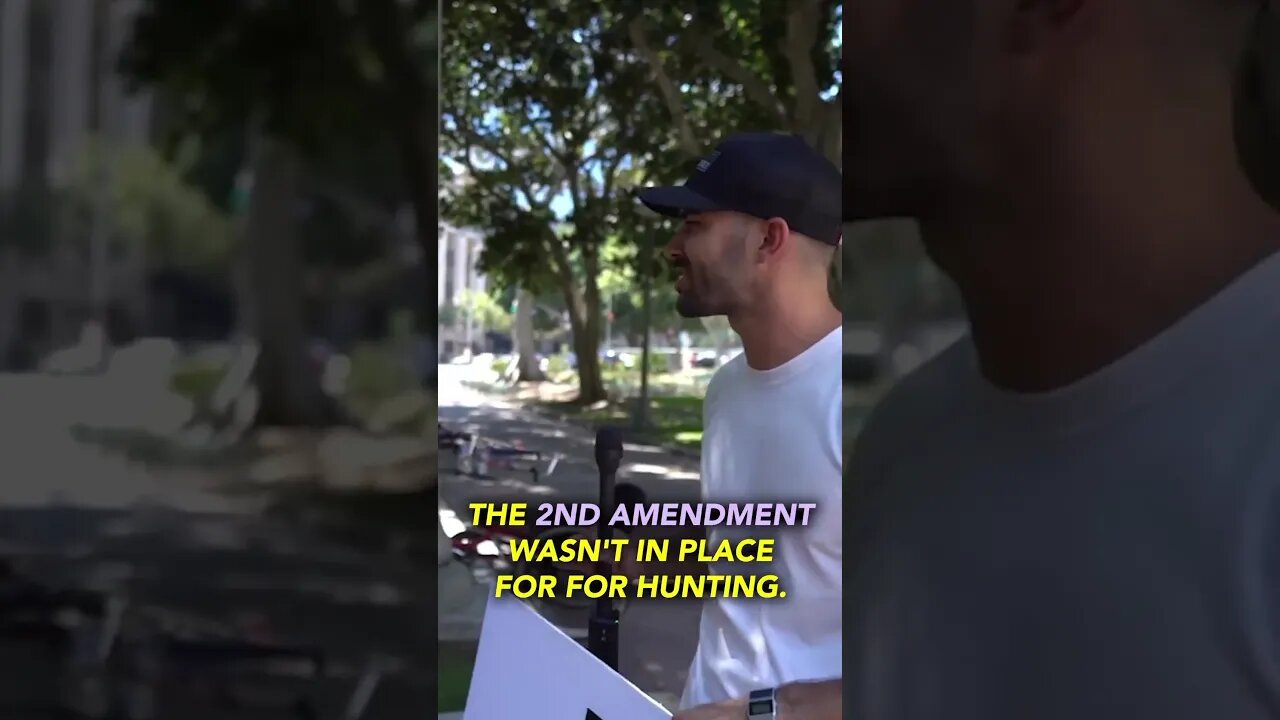 Gun Protestor KNOWS NOTHING ABOUT GUNS