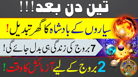 Sun Transit in Pisces on after 3 Days, Aries to Pisces, Golden Time for 7 & Cautious Time for 2 Burj