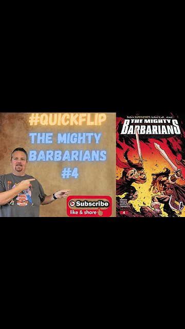 The Mighty Barbarians #4 Ablaze #QuickFlip Comic Book Review Michael Moreci,Giuseppe Cafaro #shorts
