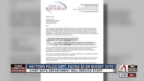 City slashes $2.7 million from Raytown police budget