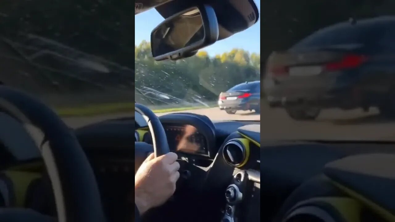 BRUTAL DRAG RACE McLaren 720S Spider vs BMW M5 CS
