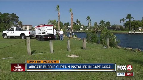 Airgate bubble curtain installed in Cape Coral