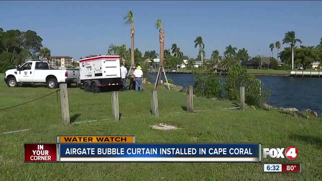 Airgate bubble curtain installed in Cape Coral