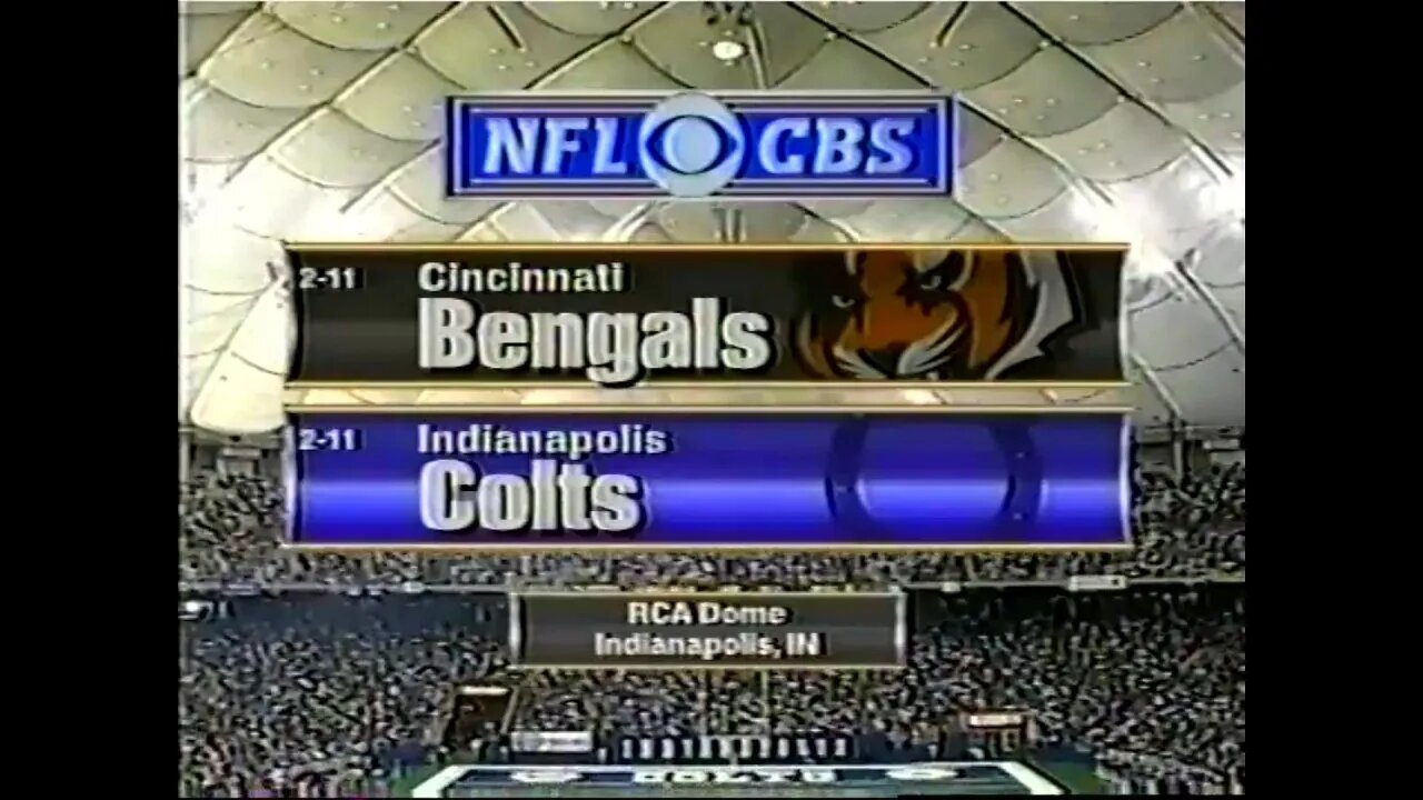 1998-12-13 Cincinnati Bengals vs Indianapolis Colts