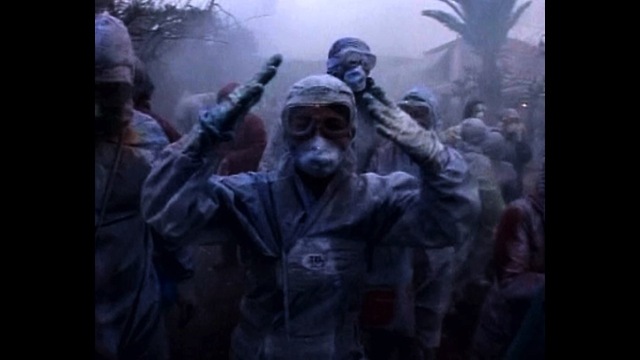 Huge Greek Flour Fight