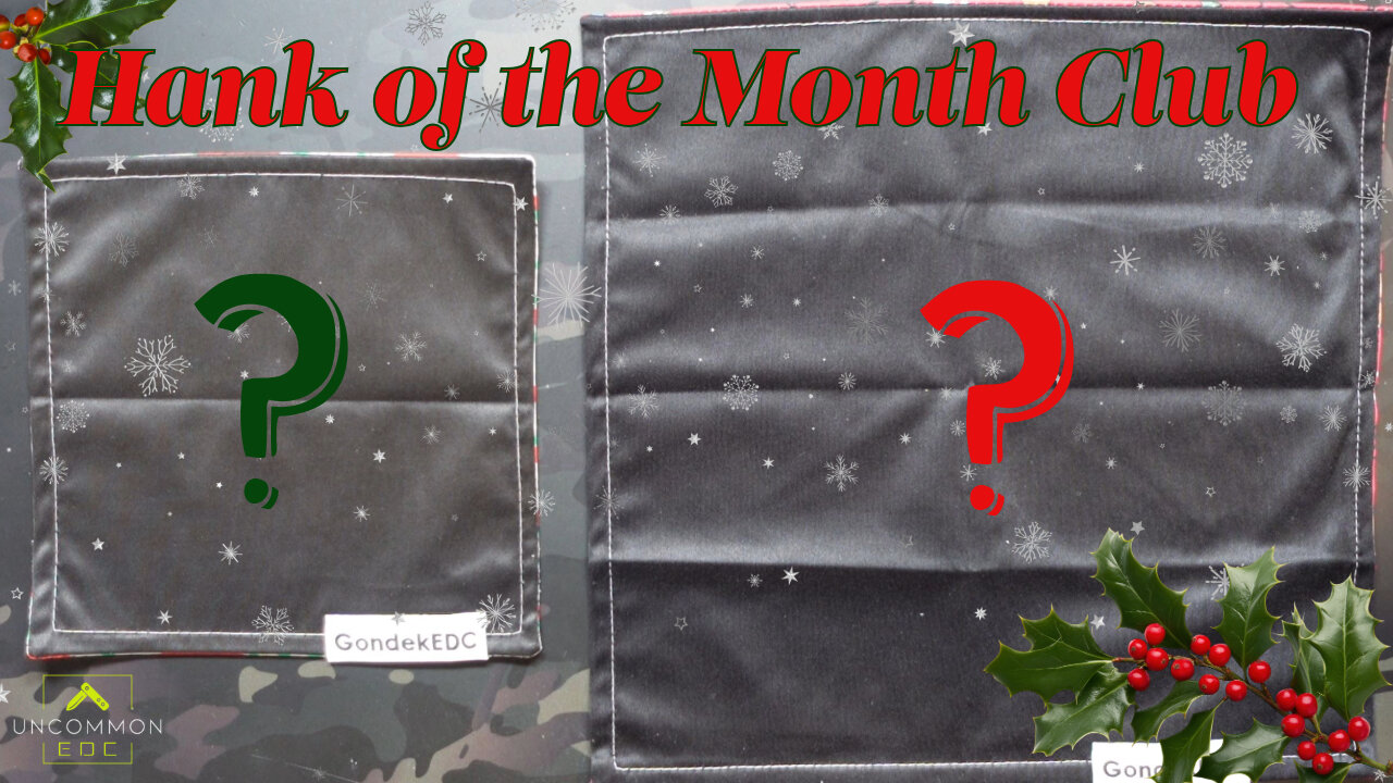 December 2024 Gondek EDC Hank of the Month Club (HOTMC) STANDARD & XL Unveiling