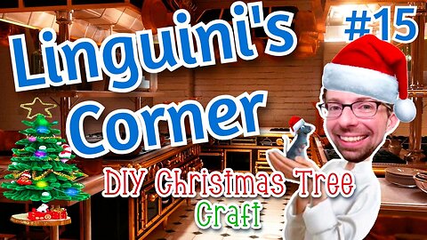 Linguini's Corner - DIY Christmas Tree Craft