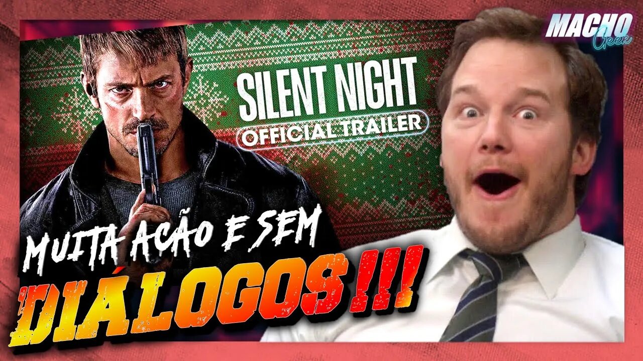 NOVO FILME DE JOHN WOO É OUSADO! (SILENT NIGHT TRAILER)