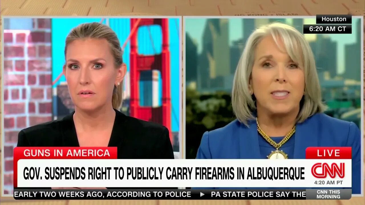 New Mexico Democrat Gov. Michelle Lujan Grisham Insists Her Unilateral Gun Ban Is Constitutional