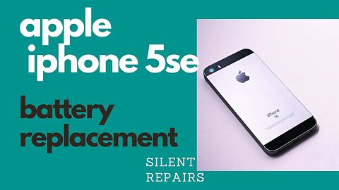 Iphone 5 SE, battery replacement, repair video