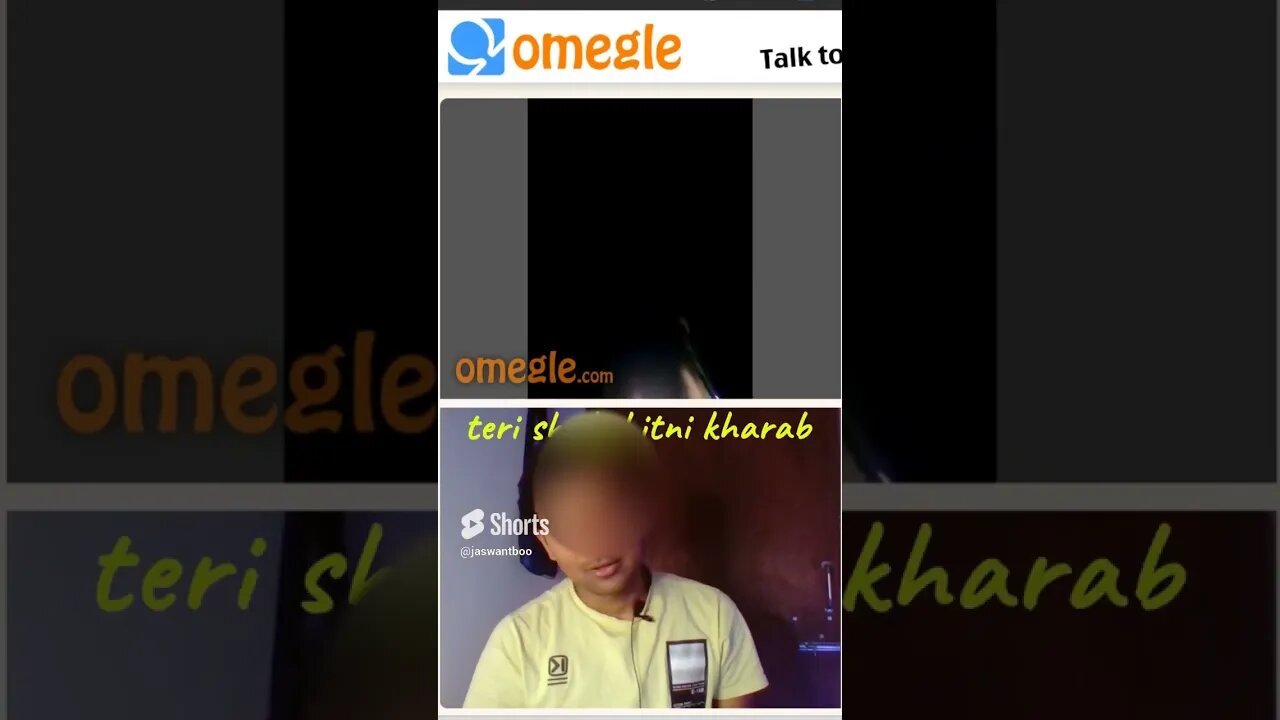 what ??? #shorts #omegle #jaswantboo