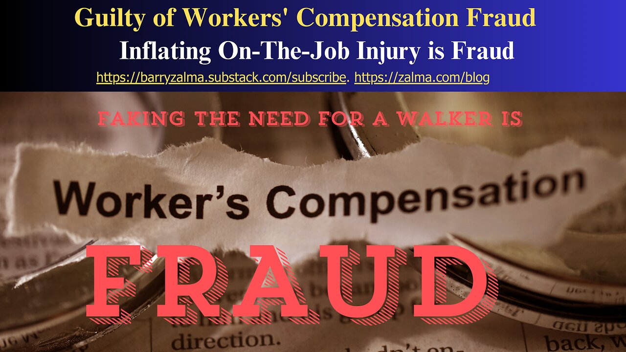 Guilty of Workers' Compensation Fraud