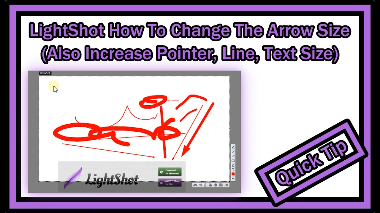 How To Change The Arrow Size in LightShot (Also Increase Pointer, Line, Text Size)?