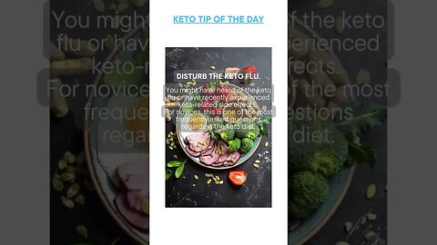 Keto Tip Of The Day - Disturb Keto Flu