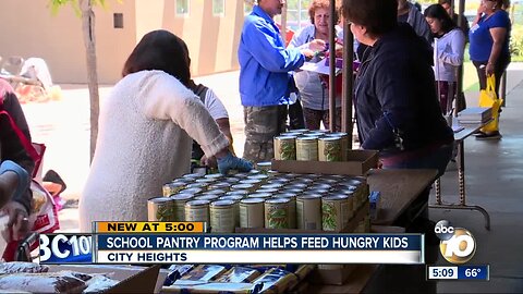 School pantry program helps feed hungry kids