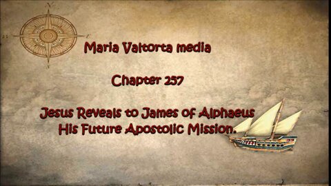 Jesus Reveals to James of Alphaeus his Future Apostolic Mission.