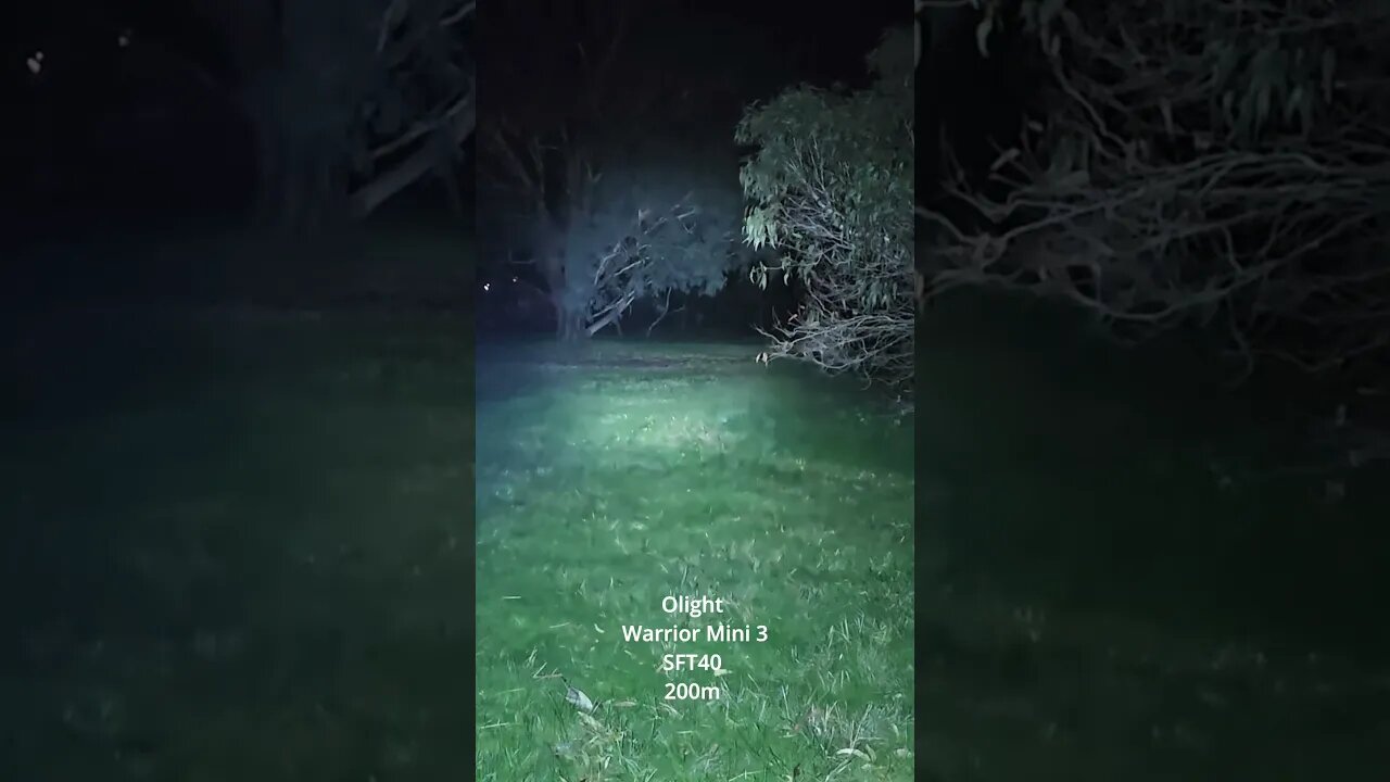 Olight Warrior Mini 3 - short range beamshots