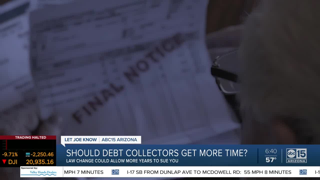 Debt collectors could get more time to sue you!